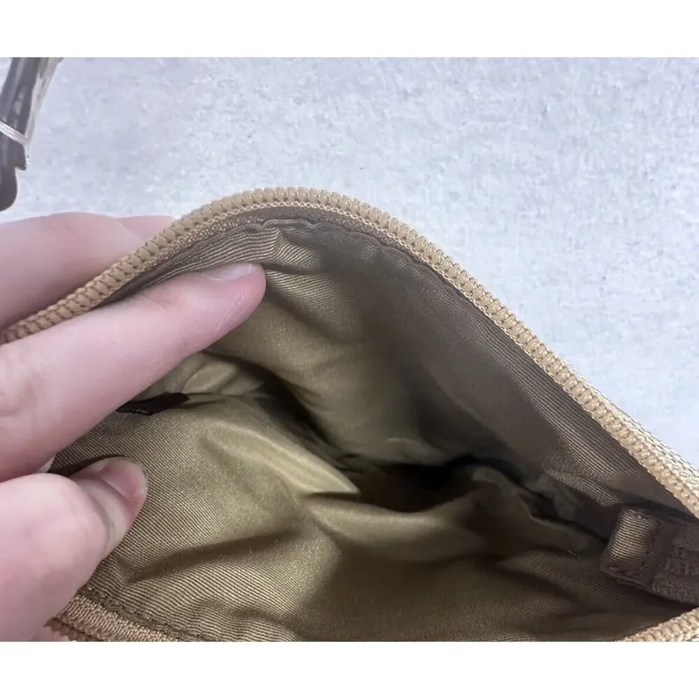 COACH‎ SWING PACK SIGNATURE STRIPE CROSSBODY WHITE KHAKI - Picture 9 of 12